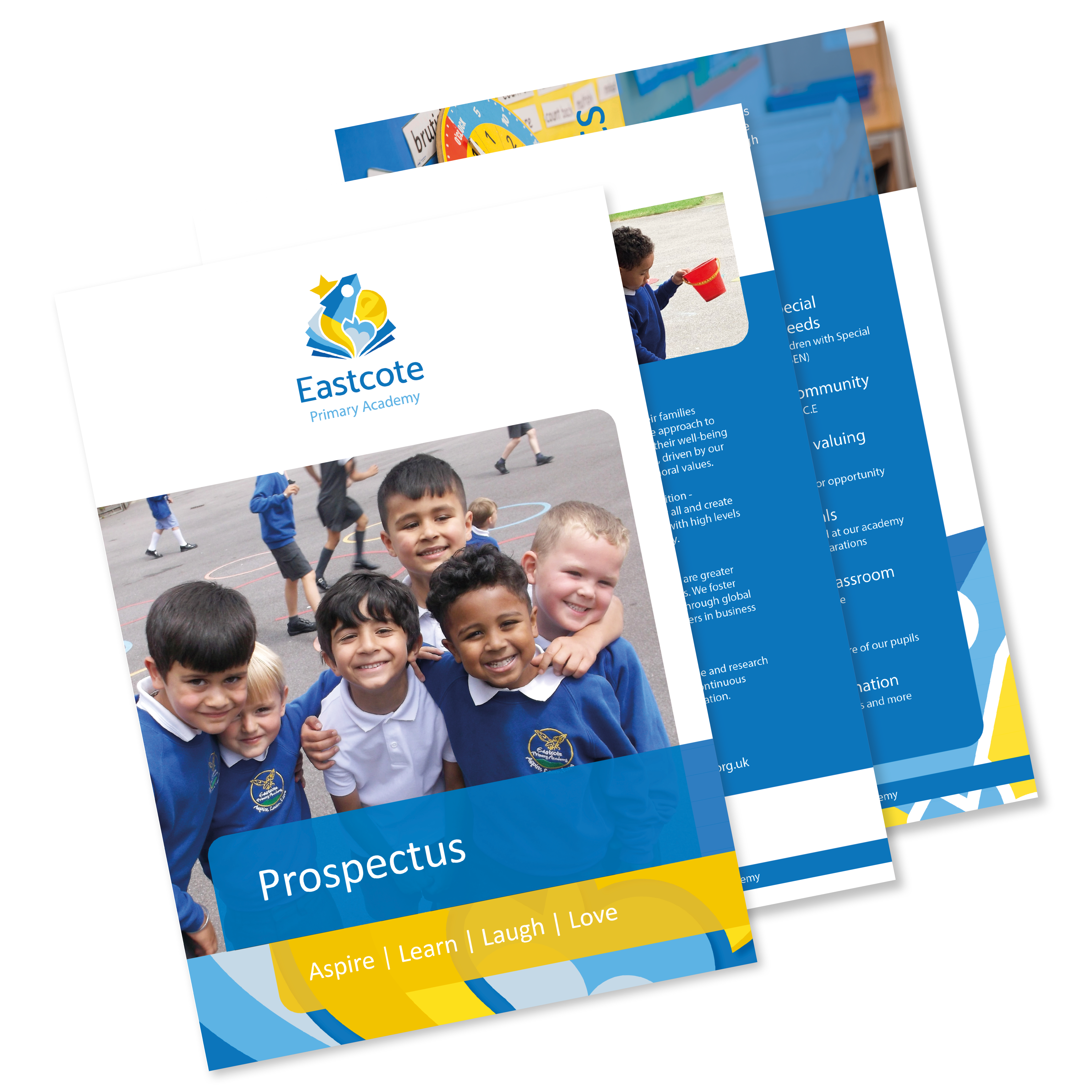 Eastcote Primary Academy Prospectus Web Tile image.